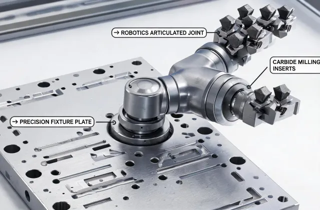 Robotics machined joints